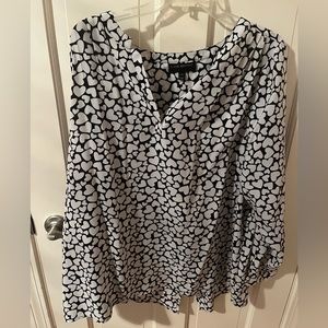 Black and white hearts for Valentine’s Day!